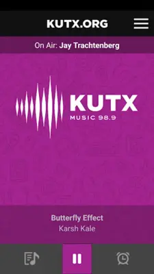 KUTX 98.9 FM - Austin Music android App screenshot 3